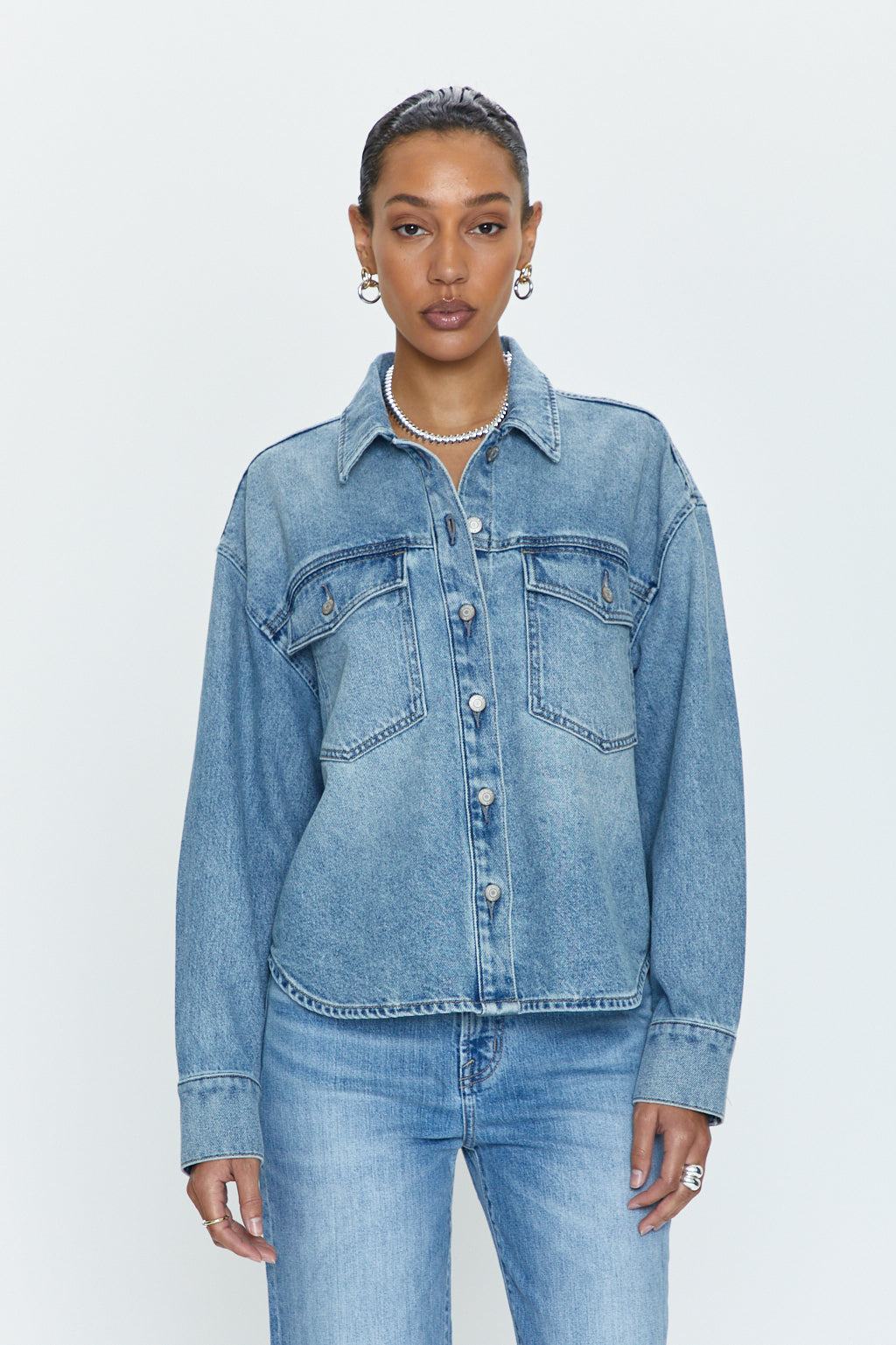 Mandy Crop Shacket - Marcel
            
              Sale